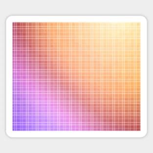 Soft pastel plaid pattern Sticker